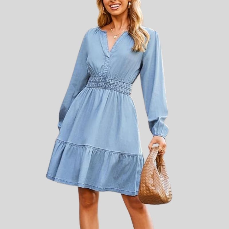 Høstkjole i denim