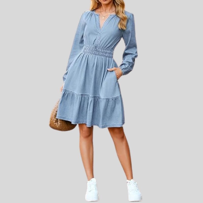 Høstkjole i denim